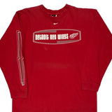 Detroit Red Wings Nike Nhl Long Sleeve T-Shirt - Large Red Cotton