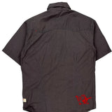 True Religion Short Sleeve Shirt - Large Grey Cotton