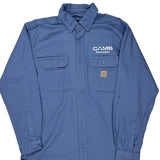 Cams Renewables Carhartt Shirt - Large Blue Cotton