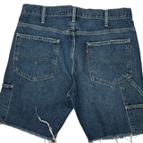 Levis Denim Shorts - 30W 10L Blue Denim