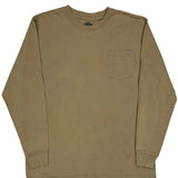 Dickies Long Sleeve T-Shirt - XL Khaki Cotton