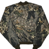 Vintage Unbranded Bomber Jacket - Medium Brown Polyester