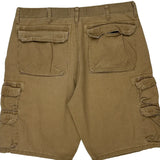 Wrangler Cargo Shorts - 35W 10L Brown Cotton