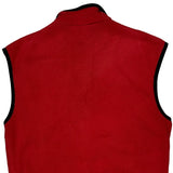 The North Face Fleece Gilet - Small Red Polyester