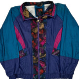 1980'S New York Classics Shell Jacket - Small Blue Nylon