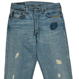 501 Levis Jeans - 32W 28L Light Wash Cotton