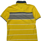 Tommy Hilfiger Striped Polo Shirt - Small Blue Cotton