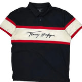 Tommy Hilfiger Slim Fit Polo Shirt - 2XL Navy Cotton