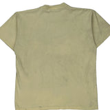 Nature Scene Colorado Single Stitch T-Shirt - Large Cream Cotton