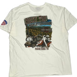 Rocky Top Harley Davidson Graphic T-Shirt - 3XL White Cotton