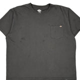 Dickies T-Shirt - 2XL Gray Cotton