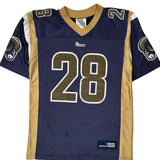Age 8, Rams Adidas Nfl Football Jersey - Medium Gold Polyester