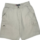 Chaps Ralph Lauren Cargo Shorts - 28W 9L Cream Cotton