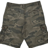 Signature Camo Cargo Shorts - 34W 11L Camo Cotton