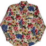 Liz Wear Floral Hawaiian Shirt - Small Multicoloured Polyester