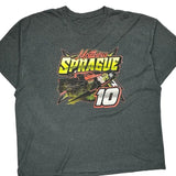 Unbranded Graphic T-Shirt - 2XL Grey Cotton