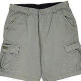 Wrangler Cargo Shorts - 32W 10L Grey Cotton