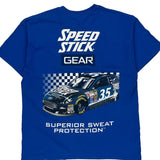 Superior Sweat Protection Unbranded Nascar T-Shirt - XL Blue Cotton