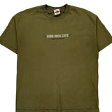 Cayman Islands Hard Rock Cafe Graphic T-Shirt - XL Green Cotton