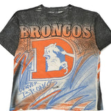Denver Broncos Magic Johnson Single Stitch T-Shirt - XL Multicoloured Cotton