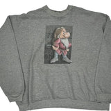 Grumpy Disney Cartoon Sweatshirt - 2XL Grey Cotton
