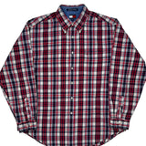 Tommy Hilfiger Checked Shirt - XL Blue Cotton