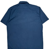 Dickies Short Sleeve Shirt - Large Blue Cotton