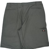 Dickies Shorts - 34W 11L Grey Cotton Blend