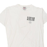 Senior Oneita Single Stitch T-Shirt - XL White Cotton