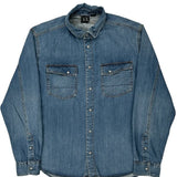 Armani Exchange Denim Shirt - XL Blue Denim