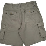 Polo By Ralph Lauren Cargo Shorts - 34W 10L Grey Cotton
