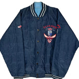 Sean John Varsity Jacket - XL Navy Nylon