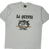 La Quinta Fruit Of The Loom Graphic T-Shirt - XL White Cotton Blend