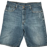 Levis Denim Shorts - 35W 11L Blue Denim