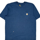 Carhartt T-Shirt - XL Blue Cotton