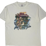 Delta Graphic T-Shirt - 2XL White Cotton