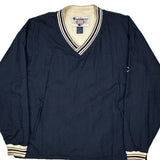 Reverse Weave Champion Windbreaker - XL Navy Nylon