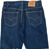 Levis Denim Shorts - 34W 10L Blue Denim