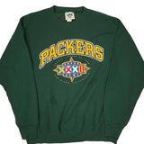Green Bay Packers Lee Sport Nfl Sweatshirt - XL Green Cotton Blend