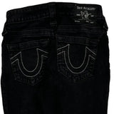 True Religion Skinny Jeans - 26W UK 6 Black Cotton Blend