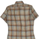 Levis Checked Short Sleeve Shirt - Medium Multicoloured Cotton