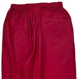 Nike Track Pants - Medium Red Nylon