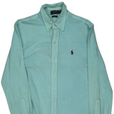 Polo By Ralph Lauren Shirt - Medium Blue Cotton