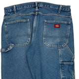 Dickies Carpenter Jeans - 37W 27L Blue Cotton