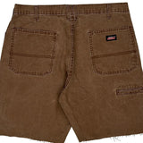 Dickies Carpenter Shorts - 32W 9L Brown Cotton