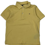 Age 4 Tommy Hilfiger Polo Shirt - 2XS Yellow Cotton