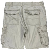 Levis Cargo Shorts - 36W 10L Beige Cotton