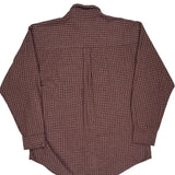 Chaps Ralph Lauren Checked Shirt - Large Brown Cotton