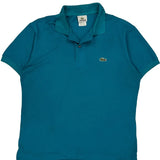Lacoste Polo Shirt - Small Blue Cotton