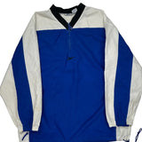 Reebok Windbreaker - Large Blue Polyester